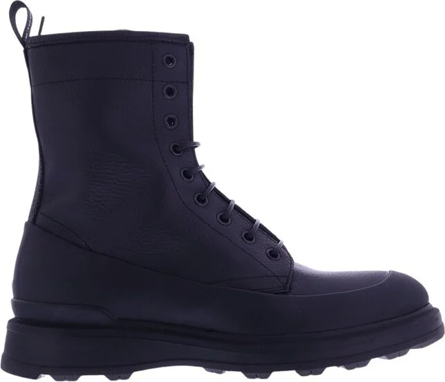 Woolrich Lace-Up Round Toe Combat Boots