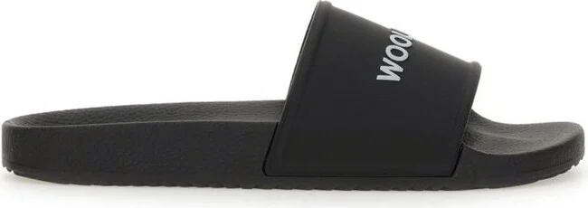 Woolrich Logo Detailed Slip-On Sandals