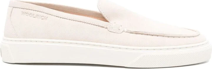 Woolrich Suede Leather Slip On Sneakers