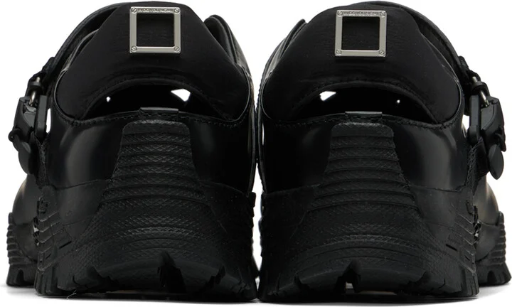 WOOYOUNGMI Black Cutout Sneakers - Image 2