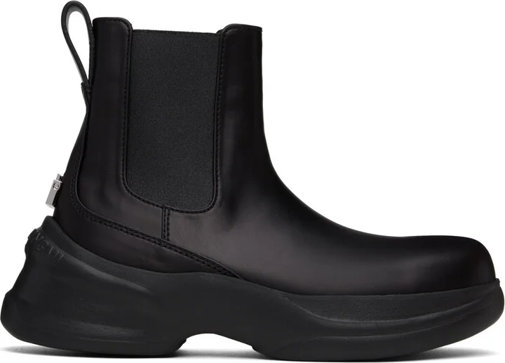 WOOYOUNGMI Black Leather Chelsea Boots