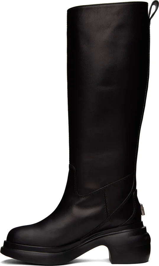 WOOYOUNGMI Black Plaque Boots - Image 3