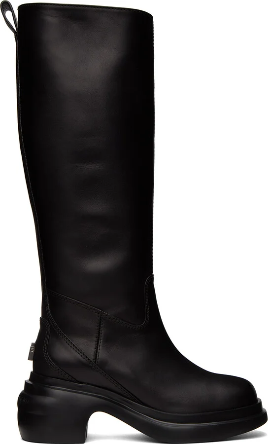 WOOYOUNGMI Black Plaque Boots