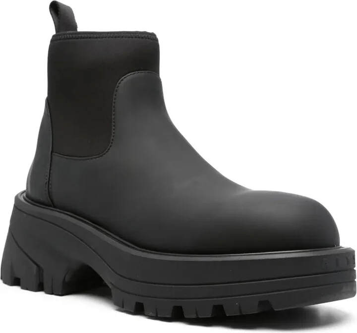Work panelled ankle boots - Image 2