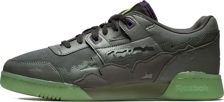 Workout Plus leather-embellished sneakers