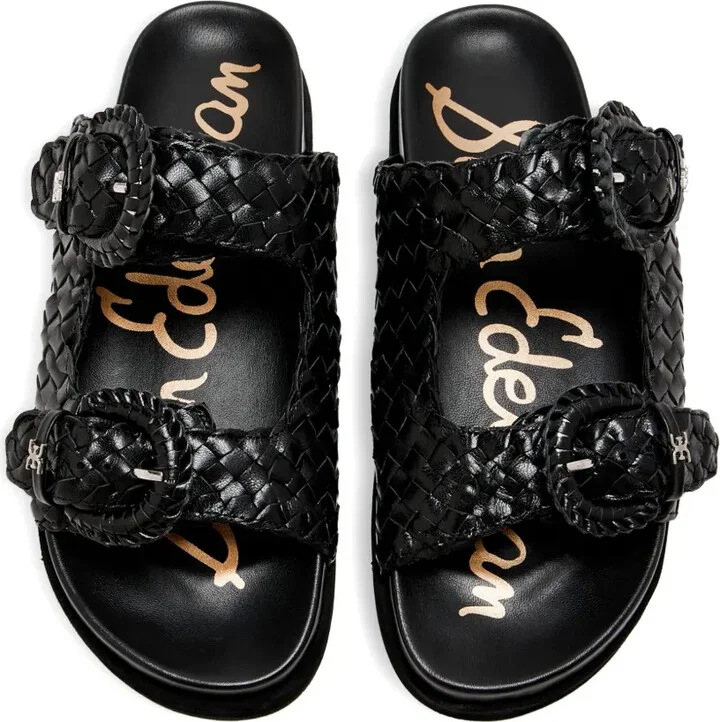 Woven Buckle Sandals - Image 2
