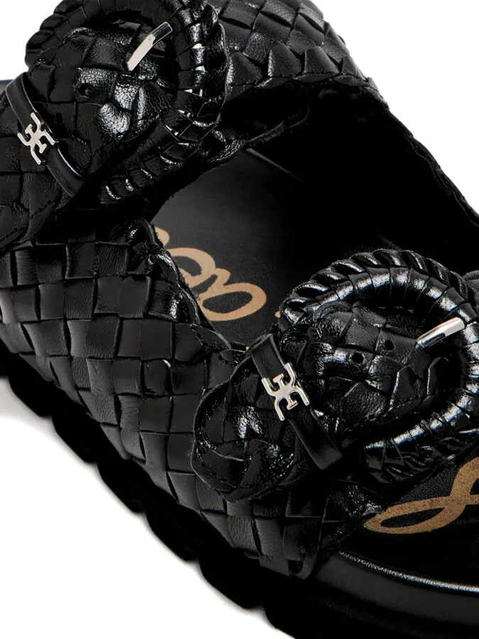 Woven Buckle Sandals - Image 3