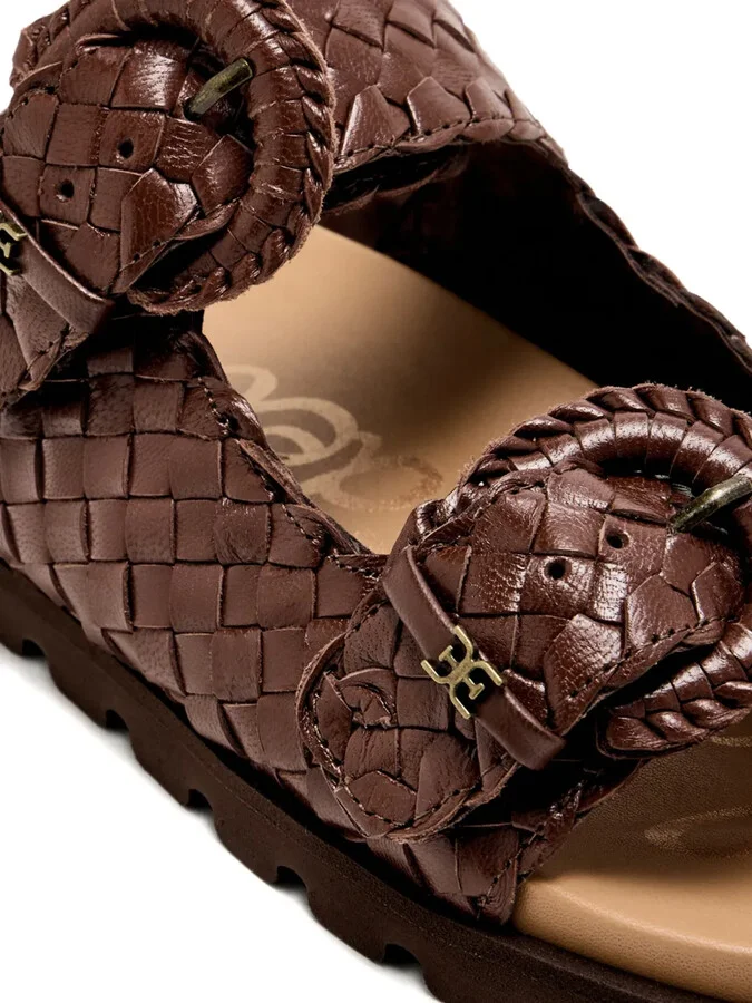 Woven Buckle Sandals - Image 3
