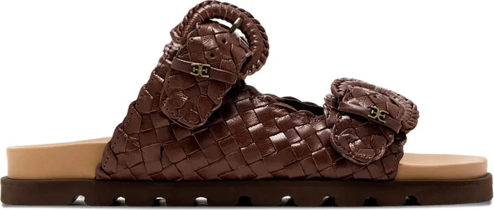 Woven Buckle Sandals