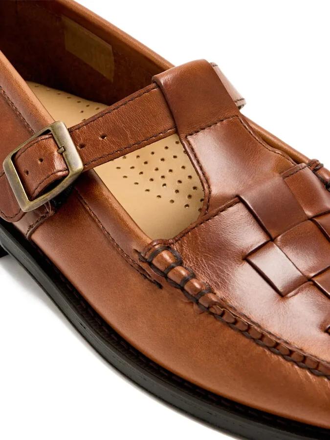 Woven Buckled Monk Shoes - Image 3