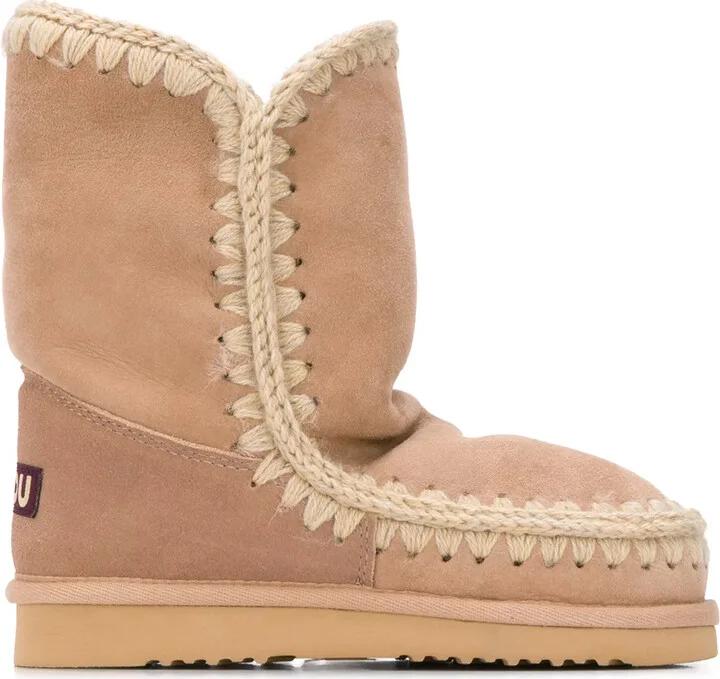 Woven Detail Boots