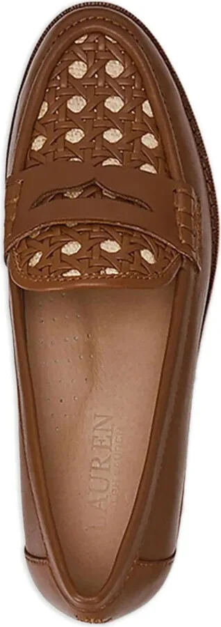 Woven-Detailed Leather Loafers - Image 3