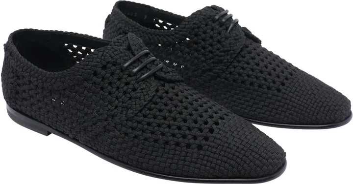 Woven Fabric Derby Shoes - Image 2