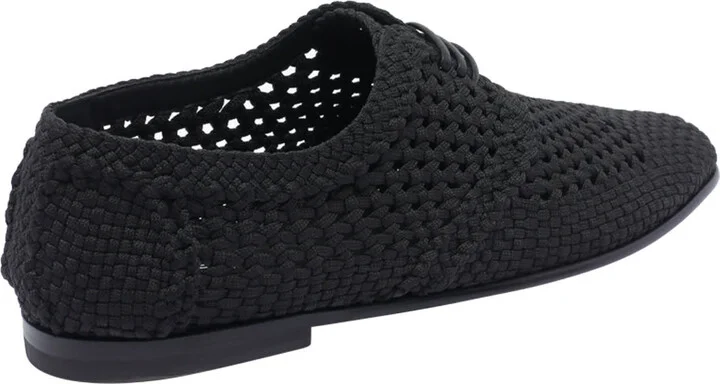 Woven Fabric Derby Shoes - Image 3