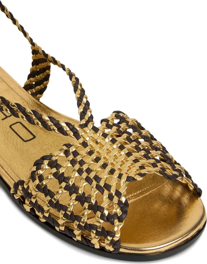 Woven Flat Sandals - Image 4