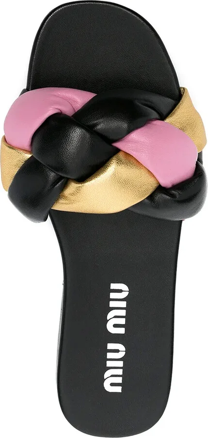 Woven Flat Sandals - Image 4