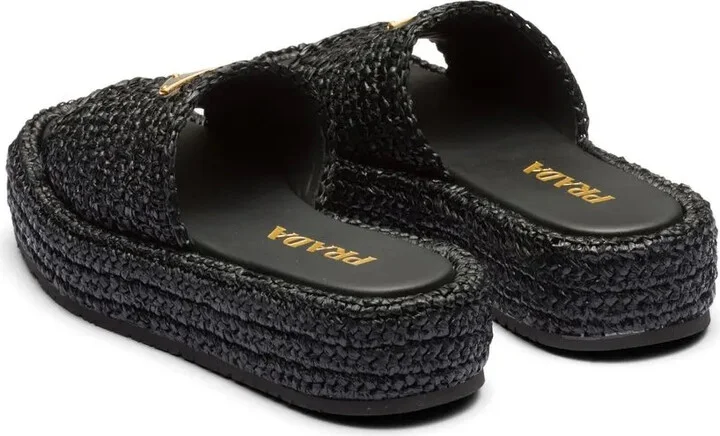 Woven Flatform Sandals - Image 3