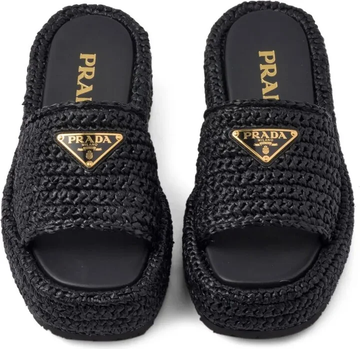 Woven Flatform Sandals - Image 4