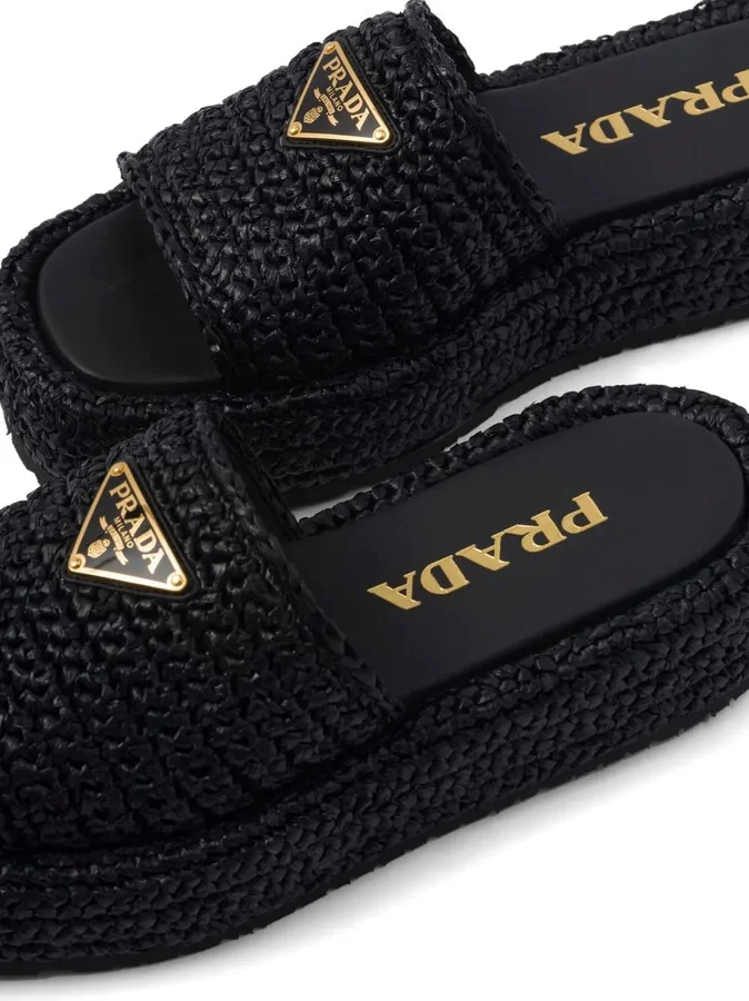 Woven Flatform Sandals - Image 5