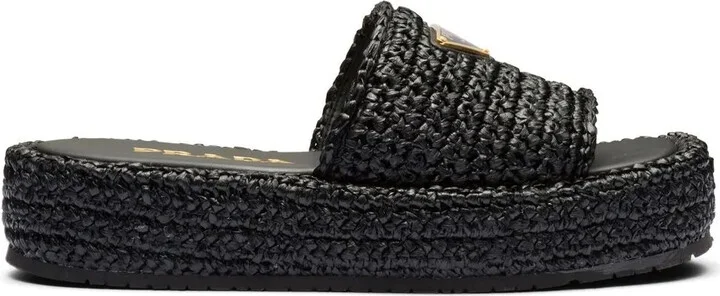 Woven Flatform Sandals