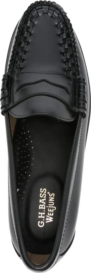 Woven-Front Leather Loafers - Image 4