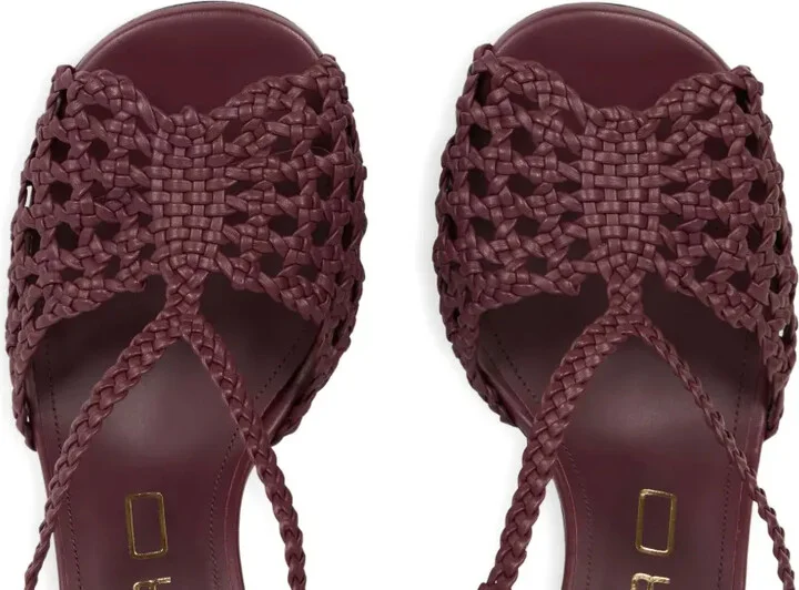 Woven Heeled Sandals - Image 3