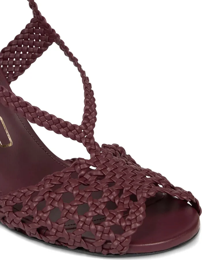 Woven Heeled Sandals - Image 4