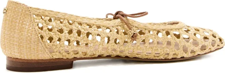 Woven Lace-Up Flats - Image 2
