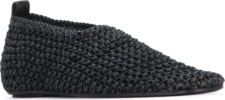 Woven Leather Ballerinas - Image 2