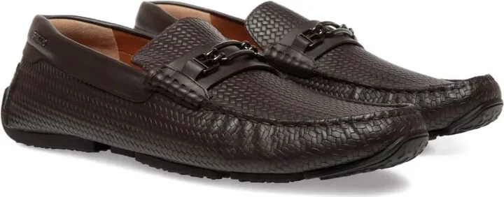 Woven Leather Chain Loafers - Image 2