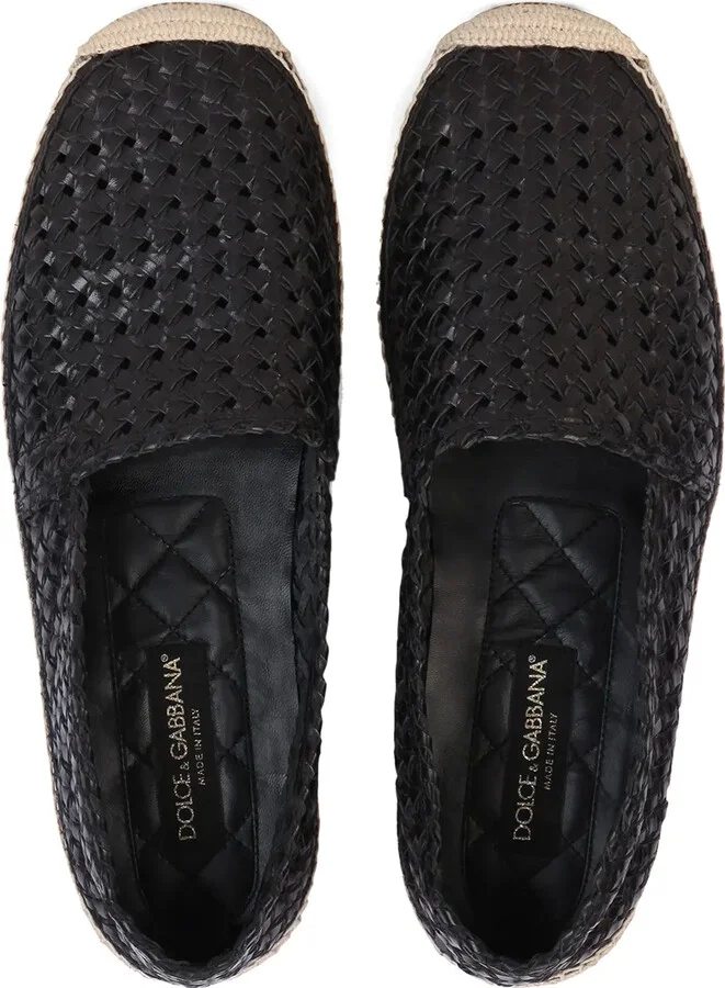 Woven Leather Espadrilles - Image 4