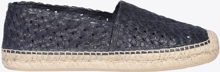 Woven Leather Espadrilles