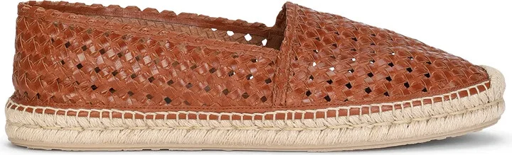 Woven Leather Espadrilles
