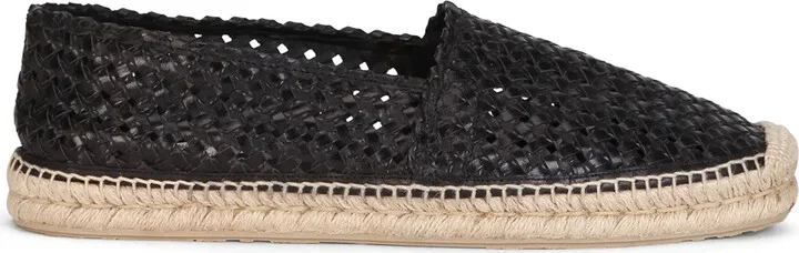 Woven Leather Espadrilles
