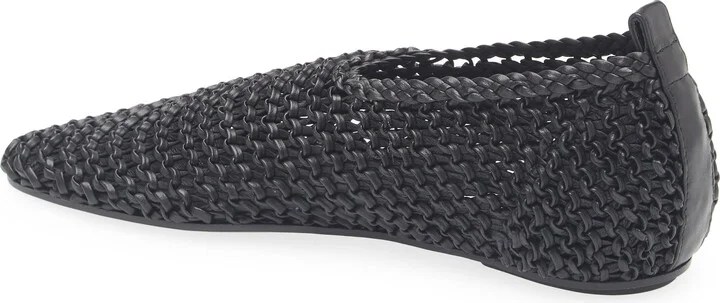 Woven Leather Flat - Image 2