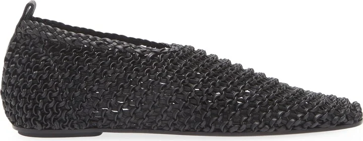 Woven Leather Flat - Image 3