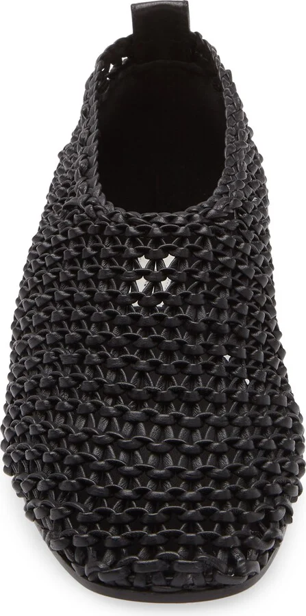 Woven Leather Flat - Image 4