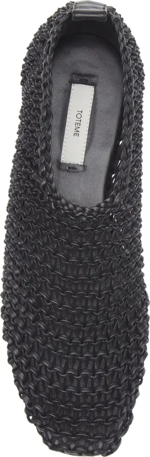 Woven Leather Flat - Image 5