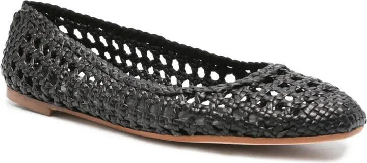 Woven Leather Flats - Image 2