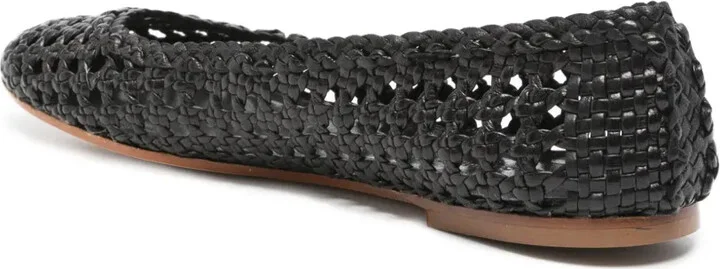 Woven Leather Flats - Image 3