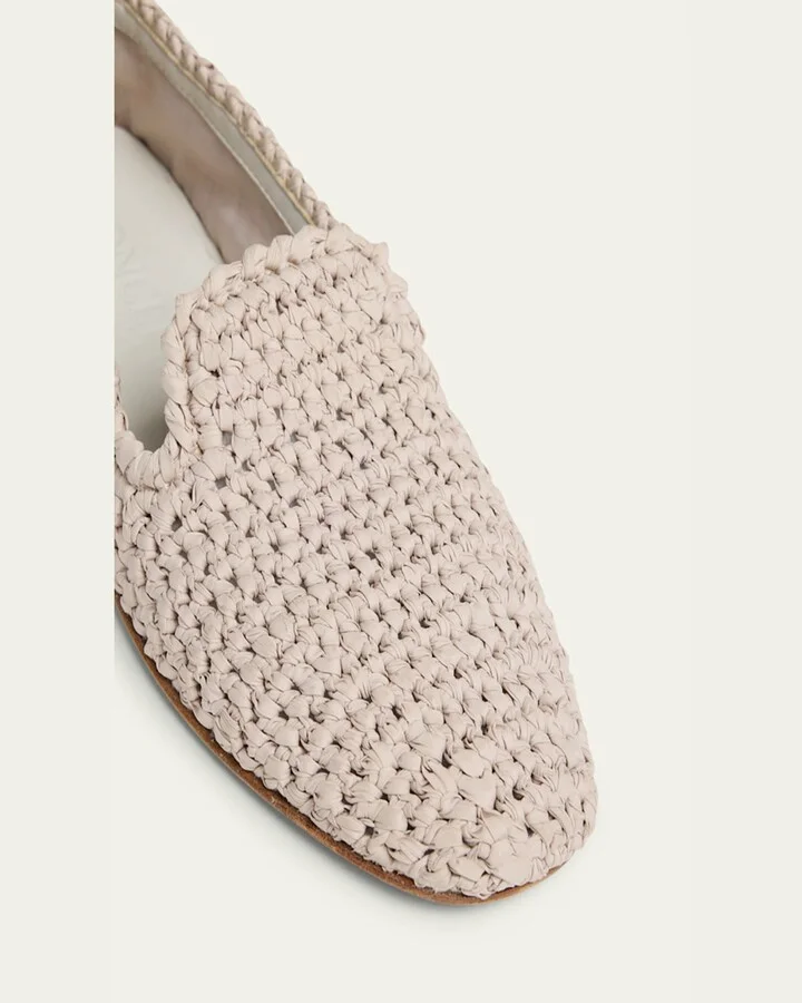 Woven Leather Loafers - Image 3