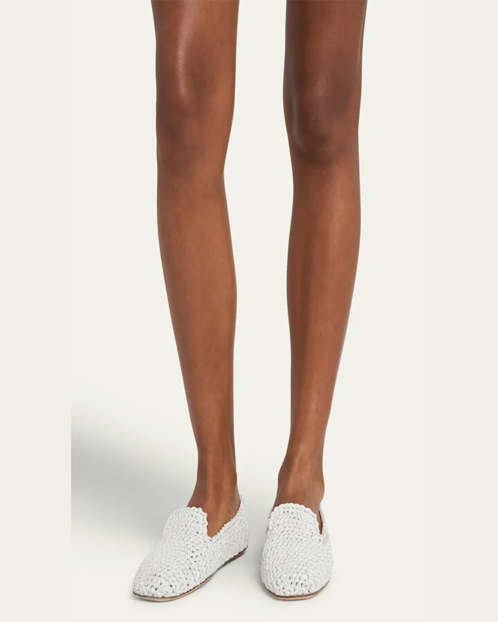 Woven Leather Loafers - Image 8