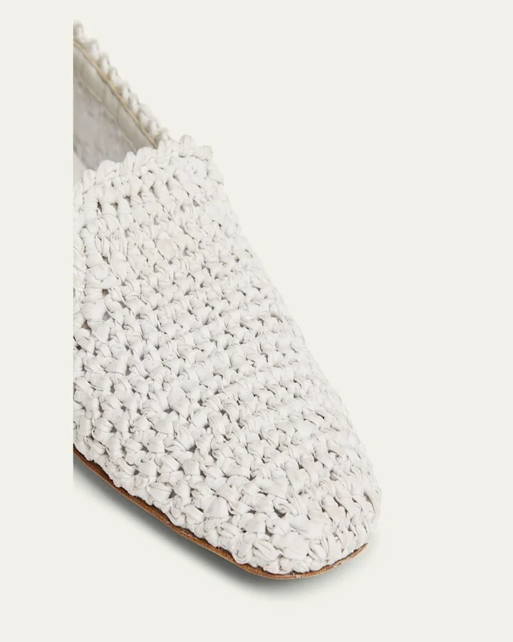 Woven Leather Loafers - Image 9