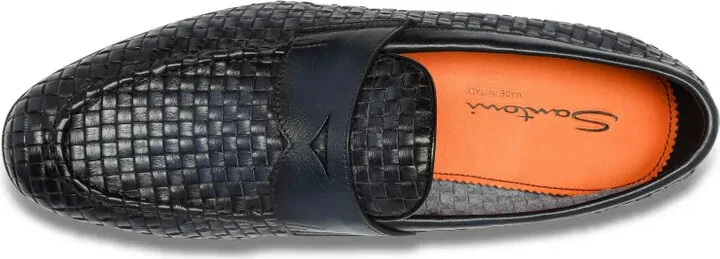Woven Leather Loafers - Image 3