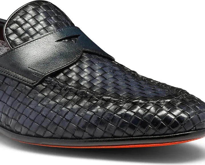 Woven Leather Loafers - Image 5