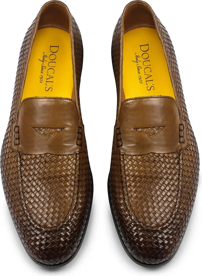 Woven Leather Loafers - Image 3