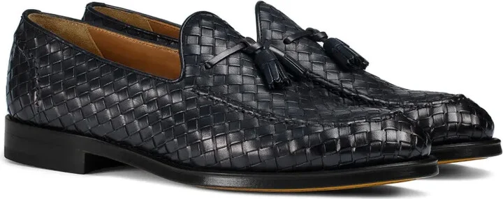 Woven Leather Loafers - Image 2