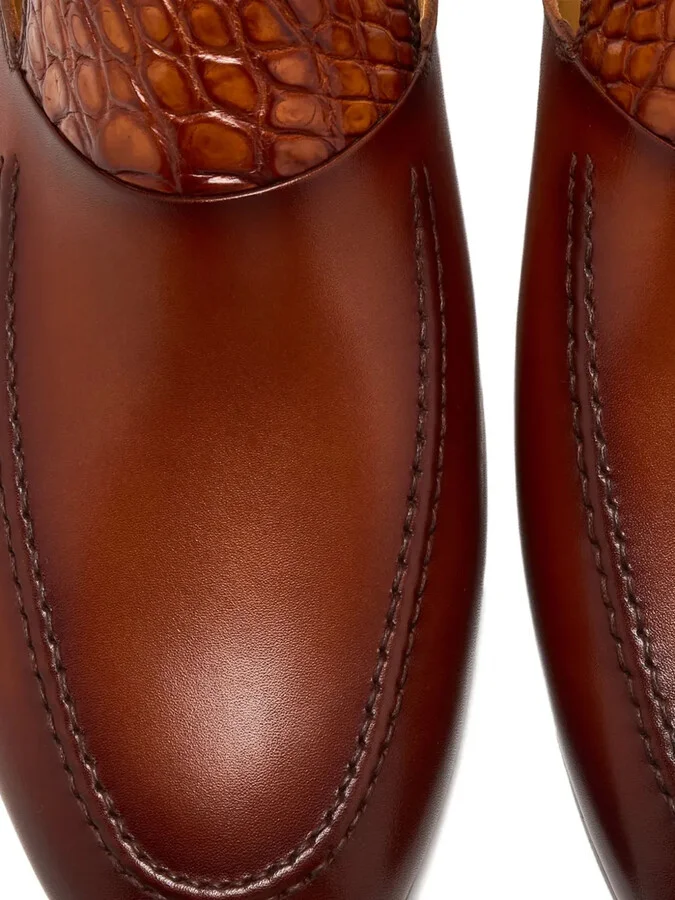 Woven Leather Loafers - Image 2