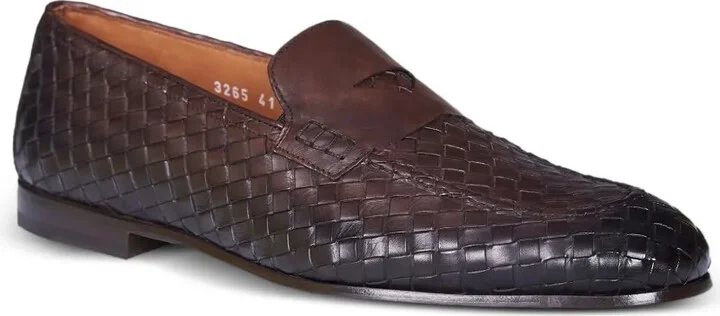 Woven Leather Loafers - Image 2