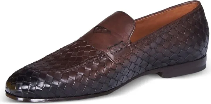 Woven Leather Loafers - Image 3